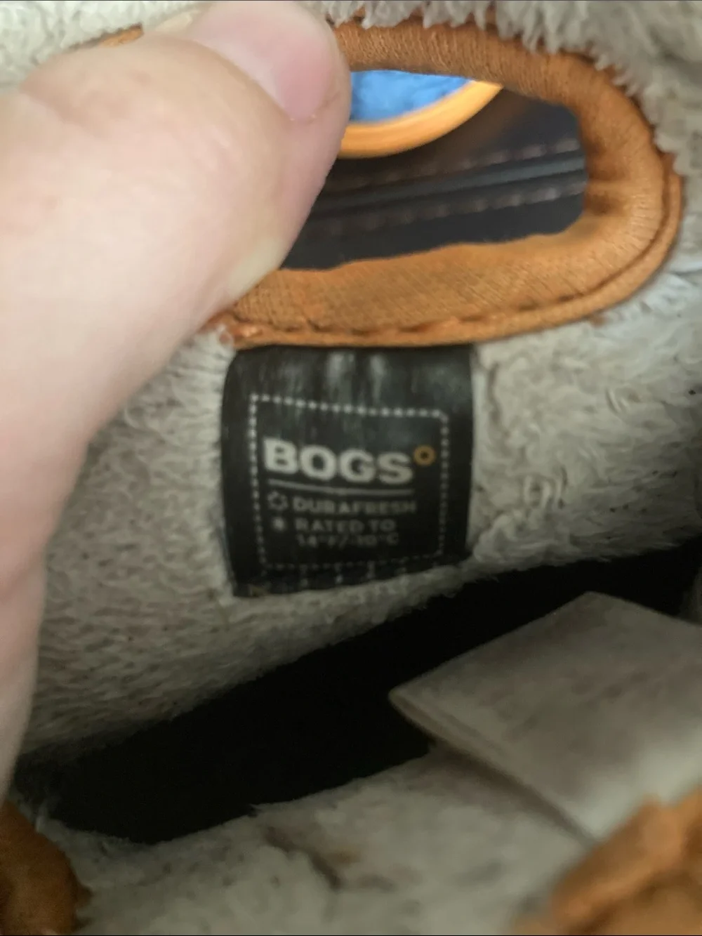Bogs Kids Blue and Orange Dinosaur Rain & Snow Boots